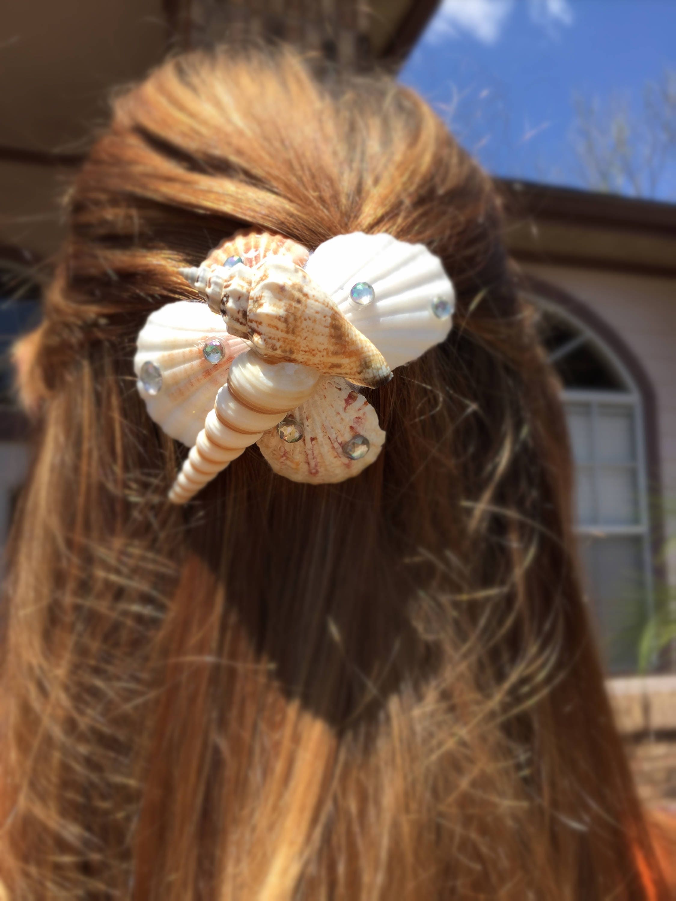 Seashell Mermaid Hair Clip Perfect For Any Rave Outfit Rave Etsy