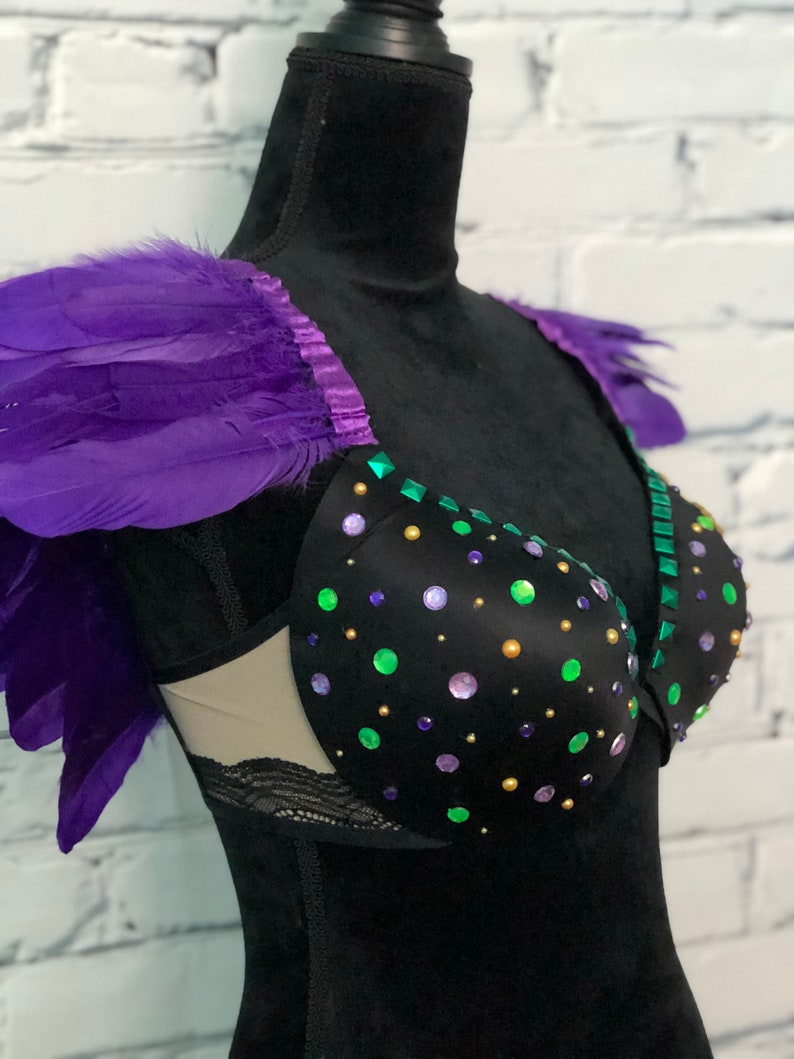 mardi gras rave outfit