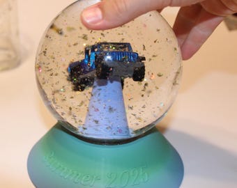 Personalized Snow Globe DIY Kit (Glitter Globe, snowglobe, fun, craft, children, kid, birthday, gift, party, holiday)