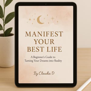 Manifestation Guide PDF , Law of Attraction eBook , Self Help eBook, Vision Board , Manifest Journal Printable