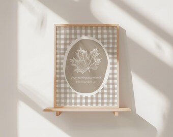 Thanksgiving Christian Artwork: Bible Verse Print, Scripture Wall Art