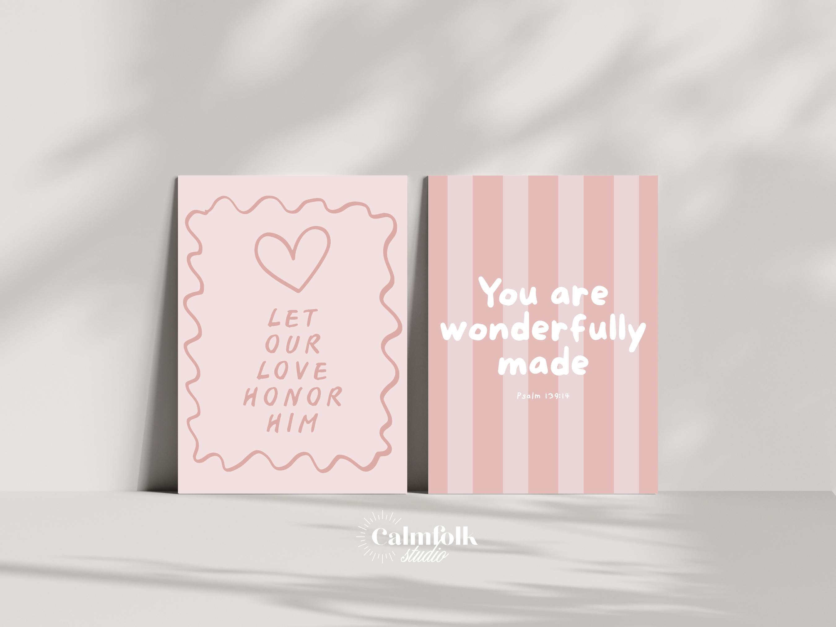 Christian Valentines Cards Printable | Pastel Love Bible Verse ...