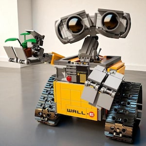 Wall-E Building Blocks Set, Disney Pixar Toys 687 Pieces, Electric Hi-Tech APP RC Robot Motor, Power Building Blocks, Children&#39;s Toy Gift