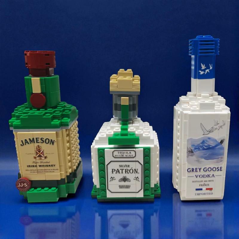 Legos Whiskey Bottles