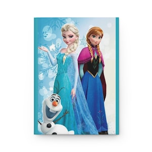 Diario delle principesse Anna ed Elsa di Frozen, quaderno Disney Frozen, diario per bambini, regalo di compleanno da principessa per bambine, simpatici articoli di cancelleria.