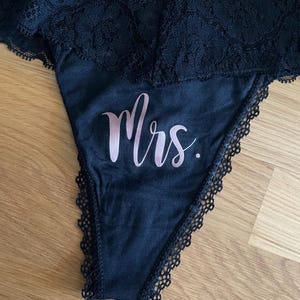 Mrs. Panty| Bridal Panty| Bride Panty| Bride Thong|Bridal Shower Gift|Bachelorette Party Panty| Wedding Lingerie | Mrs. Thong|Mrs. Underwear