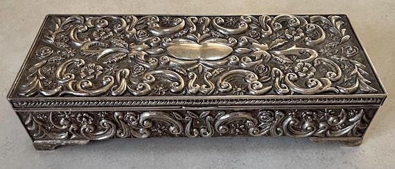Godinger silver-plated jewelry box