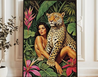 Untamed 2 | Female Empowerment, Soft Life Aesthetic Wall Art, Feminine Motivational Poster