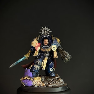 Well-Painted Ultramarine Terminator Captain