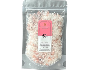 Cherry Blossom Bath Salts – Japanese Sakura Spa Soak (4oz)