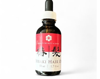 Japanese Camellia Hair Oil – Tsubaki, Shine & Frizz Control (50mL)