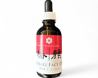 Tsubaki Rosehip Facial Oil – Organic Japanese Anti-Aging Skincare (50mL)