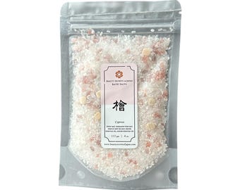Japans badzout: hinoki en yuzu, kalmerende aromatherapie (8oz)