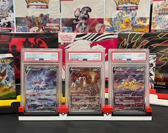 Triple Graded Card Display Stand: PSA, BGS, CGC Slab Holder