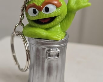 セサミストリート オスカー・ザ・グラウチ ゴミ箱フィギュア ソフビ セサミストリート オスカー・ザ・グラウチ ゴミ箱フィギュア ソフビ