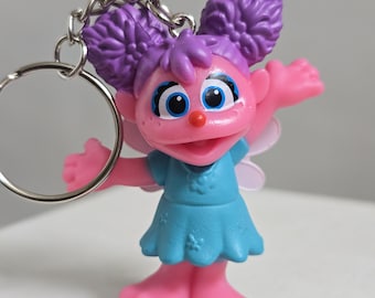 Handgemaakte Sesamstraat "Abby" Toy-sleutelhanger
