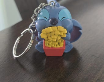 スティッチとミッキーの風船のアクリルキーホルダー、ディズニーの財布