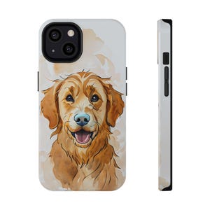 Golden Retriever Phone Case, Pet Lover Gift, Dog Lover Accessory, Cute Phone Cover, Custom Impact-Resistant Case, Birthday Gift