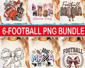 Football Bundle Png, Football Png, Football Touchdown Season Png, Football Game Day Png, Football Mama Png, Sport Png, Fall Football Png