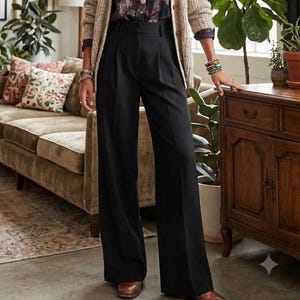 80's Wide Leg Pants - Etsy