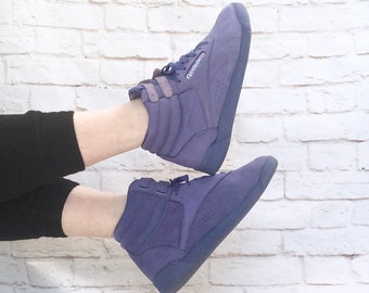 reebok high tops 80s violet