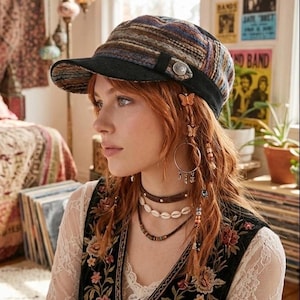 Newsboy Cap Y2k - Etsy display picture 3