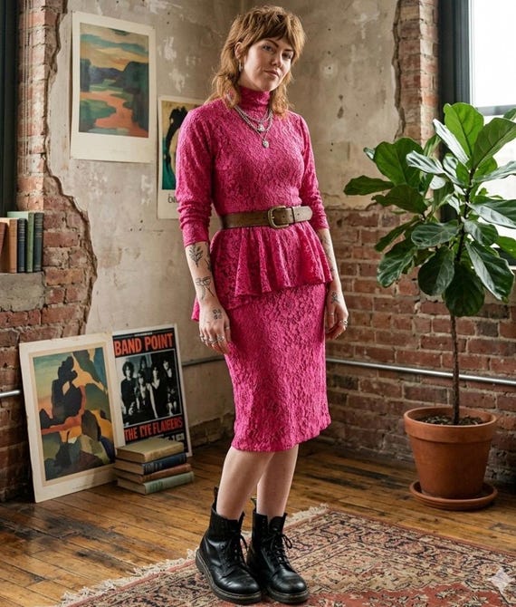 fuchsia peplum dress Kiss Me Fuchsia Peplum Mini Dress