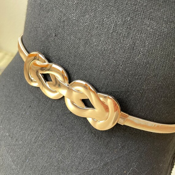 Gold Belt with Gold Celtic Knot Buckle Celtic Gold Belt - Etsy main image 3