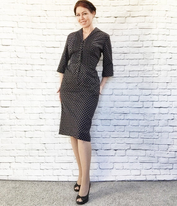 knee length tuxedo dress Double breasted blazer dress, Tuxedo dresses for women, Black long sleeve Wedding guest dress fall, Professional dress career TAVROVSKA