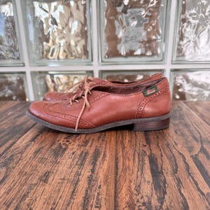 90s Leather Shoes - Etsy