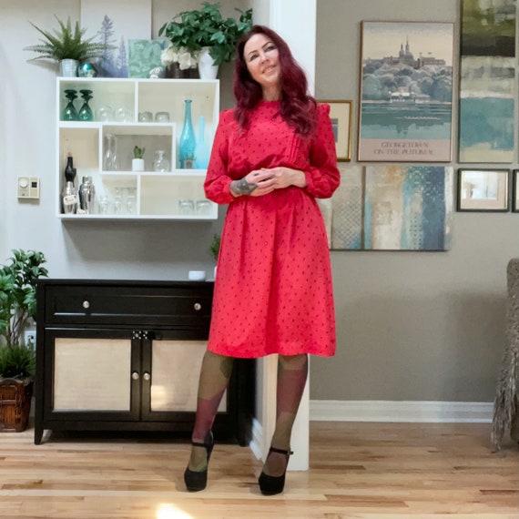 red and black paisley dress 'Blair' Red & Black Paisley Maxi Dress