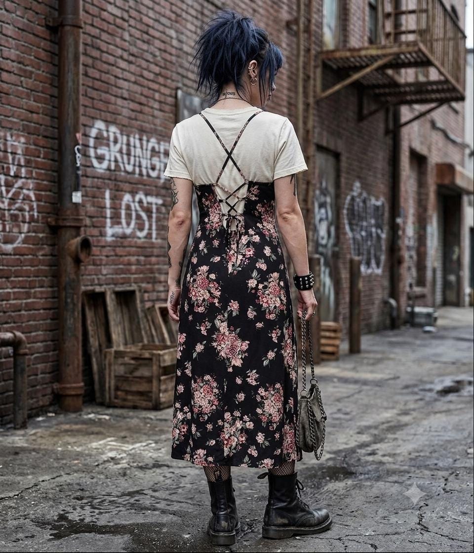 90s grunge dresses Vintage For Women 90s Grunge Dress Canada Female