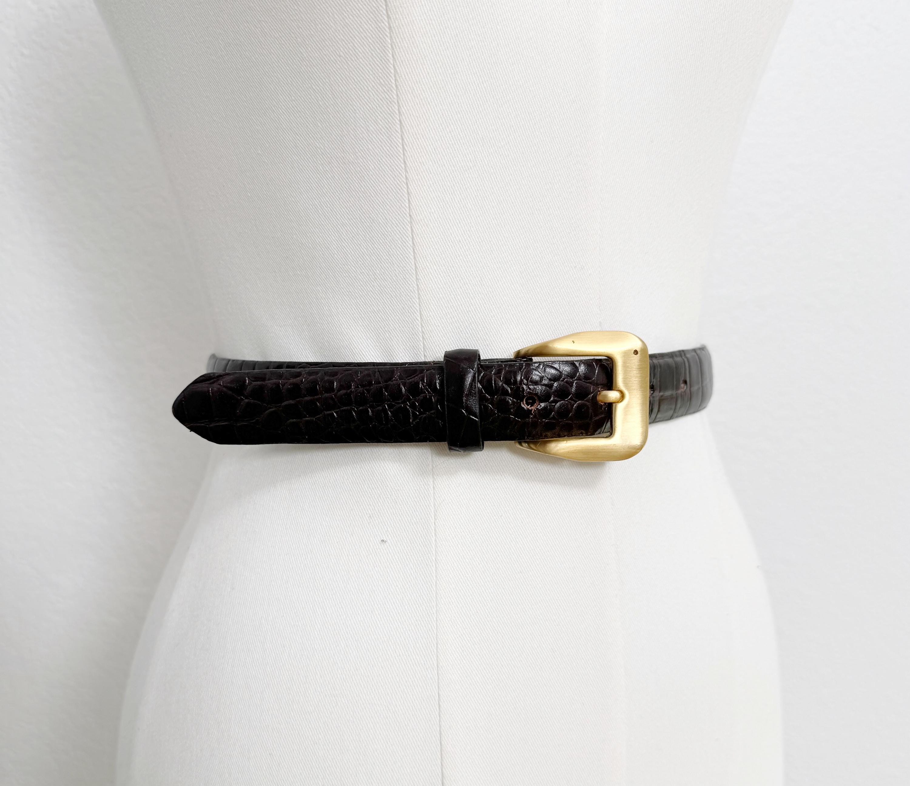 Thin 80s Belt - Etsy