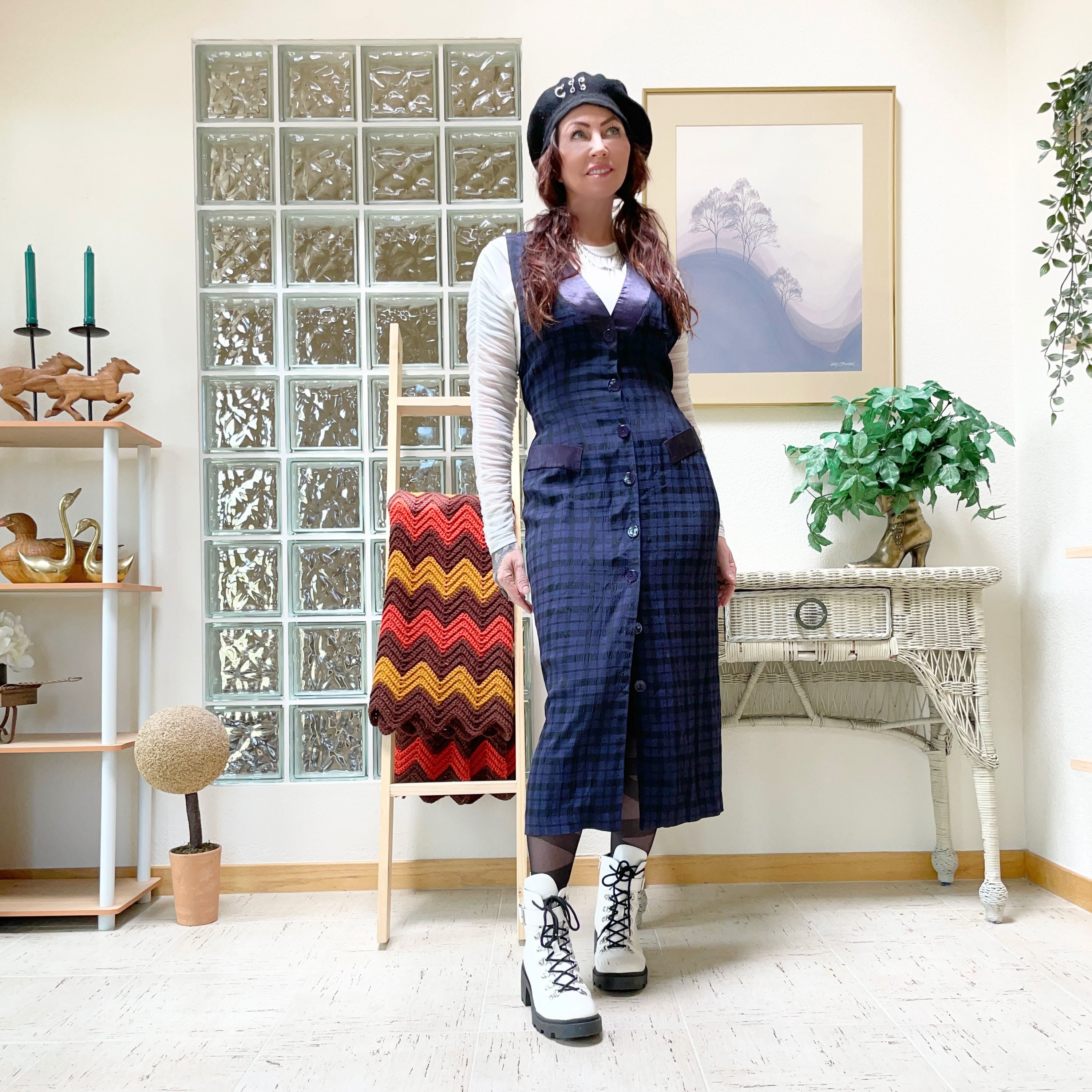 90s plaid dress outfit 1990's Fashion Resurgence Aha Crafted