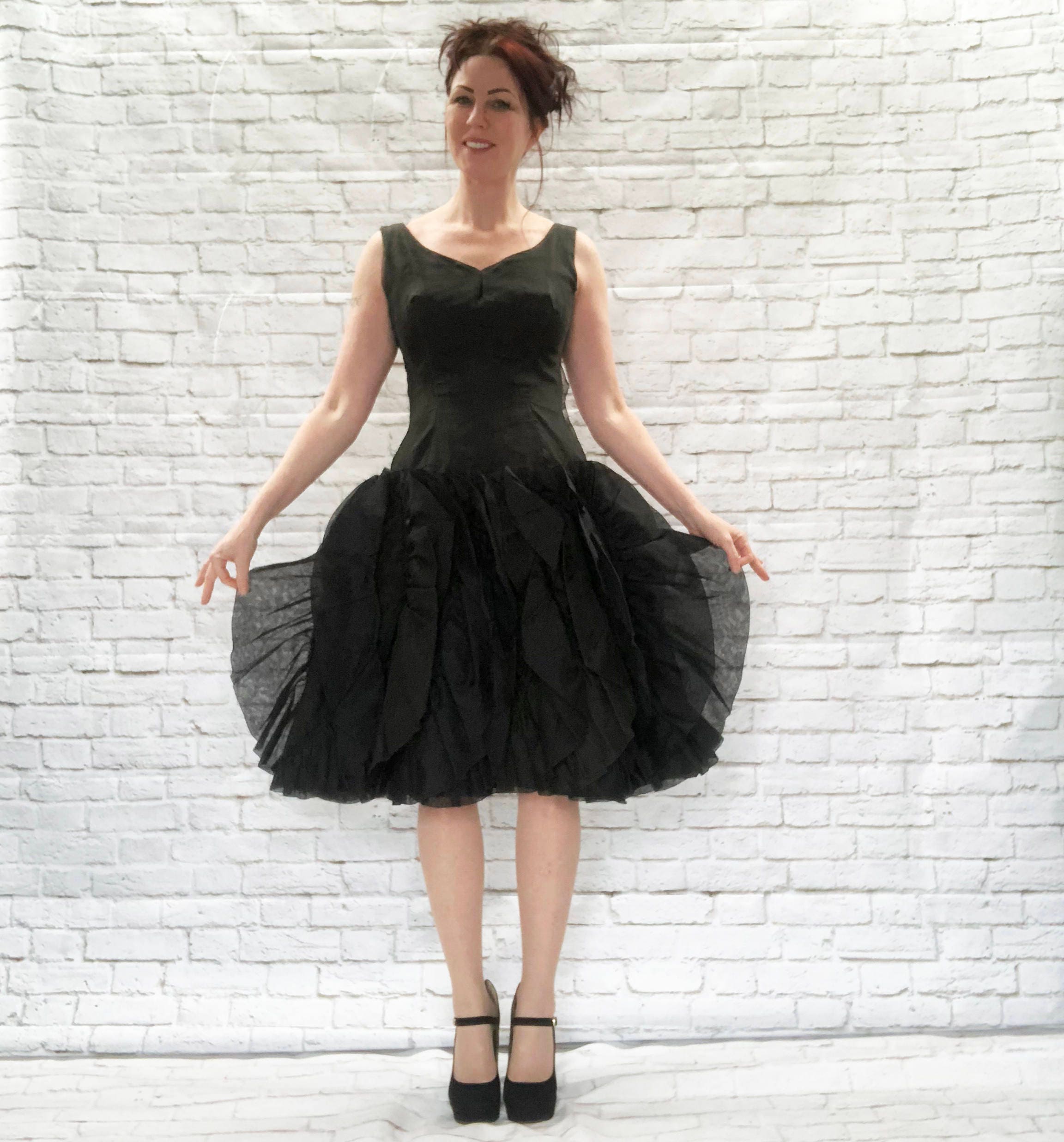 black tutu skirt 50s