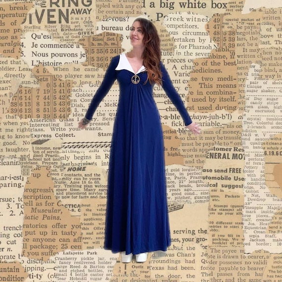 chinese dress ladies Thats So Fetch | Ciara Maxi Dress | Blue main image 0