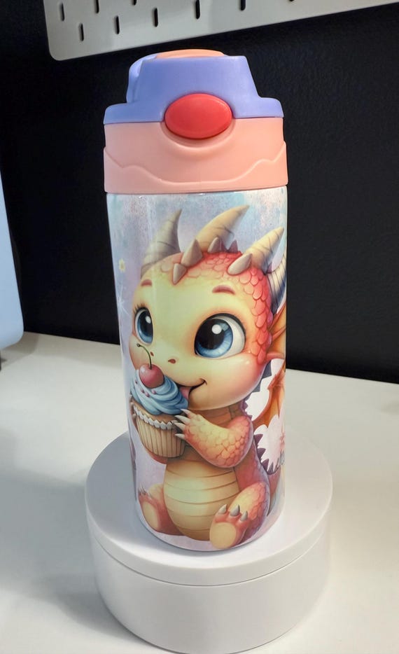 Dragon Sippy Cup: 12oz Stainless Steel Tumbler, Spill-proof Kids' Gift -  Etsy Israel
