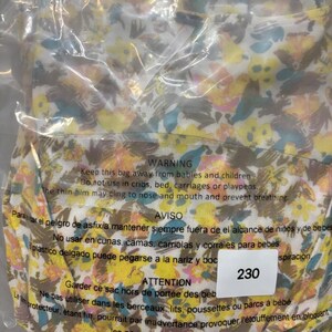 Free People Dress Women Floral Print Tie Waist Smocked Shirred Yellow Blue 10 image 16
