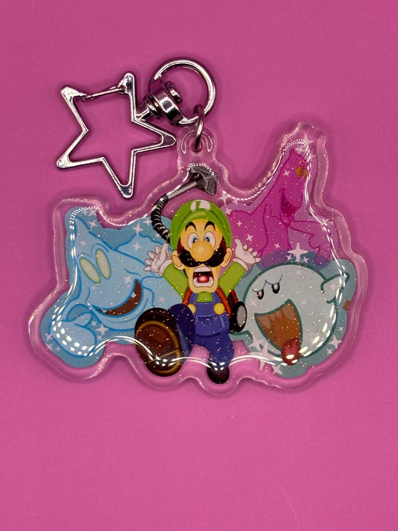 Luigi's Mansion Keychain - Etsy