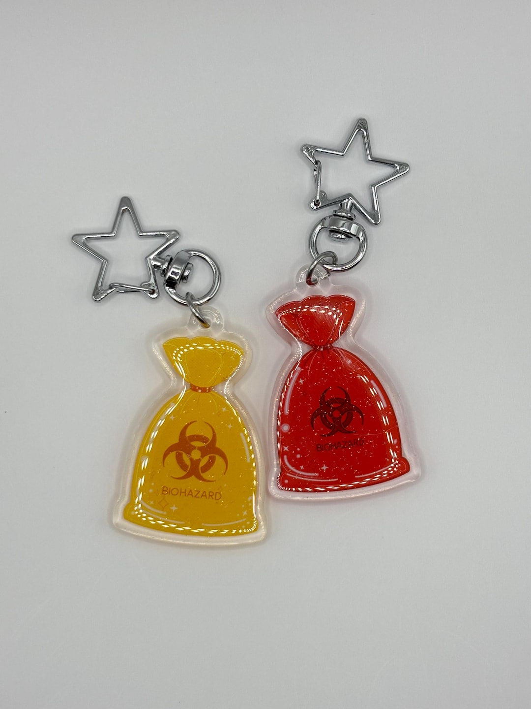 Biohazard Bag Keychain - Etsy