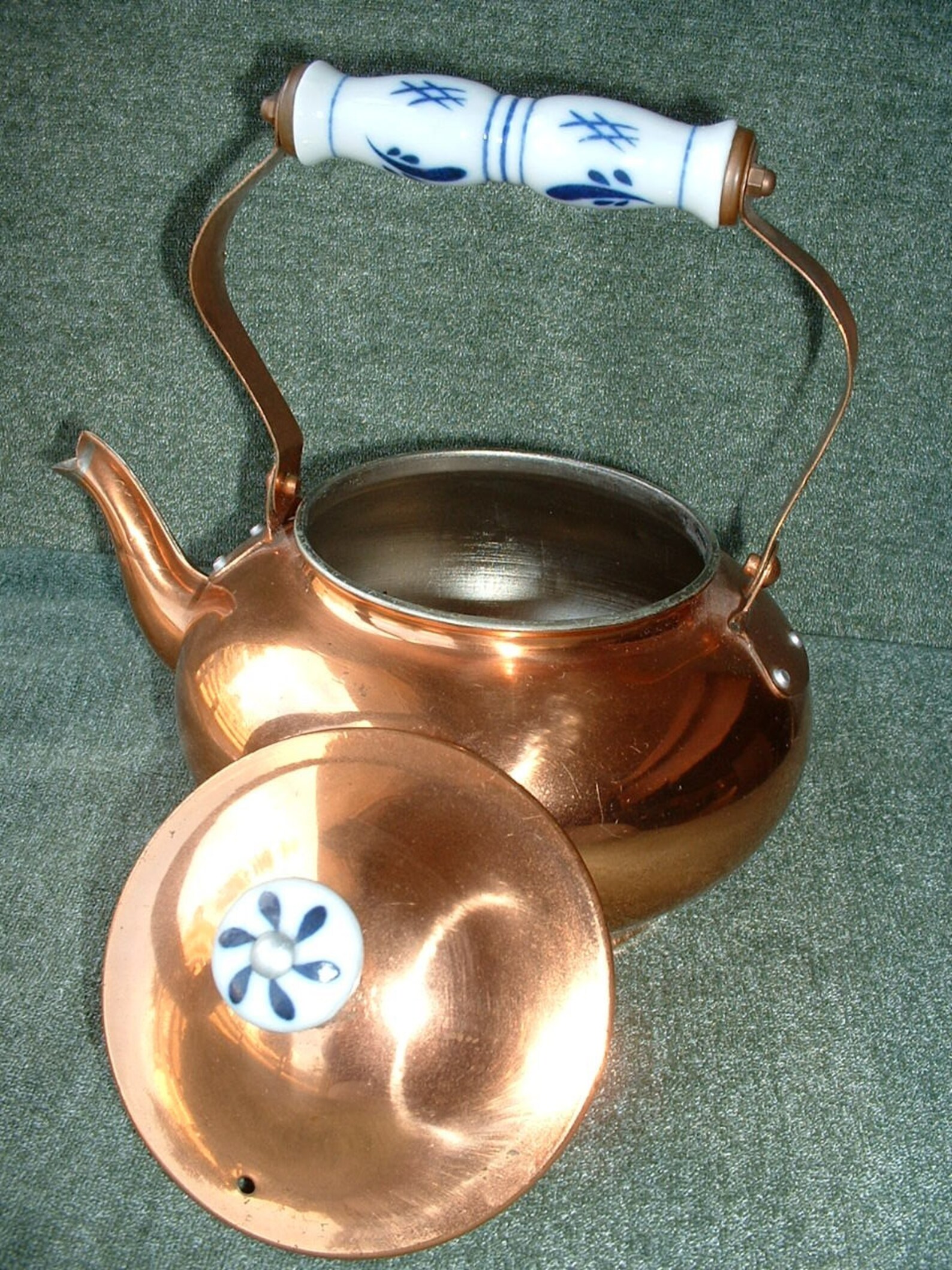 Vintage Copper Kettle Teapot Home Decor Collectible Price Etsy