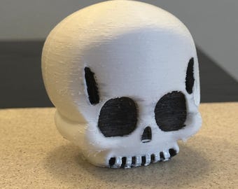 Söt skalle stående Halloween bordsdekoration