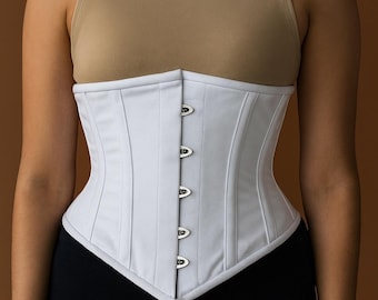 Waist Training Steel Boned Corsets Heavy Duty Women's Corsets | Underbust Corset | Waist Training Cincher | Lace Up Corset Belt for Women