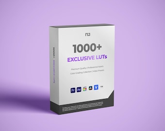 Cinematic LUTs Bundle Pack Color Grading Presets for Video Editors