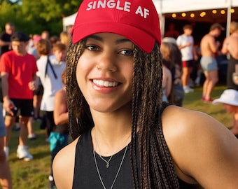 Single AF Under Armour Hat – Embroidered Dating Humor Cap