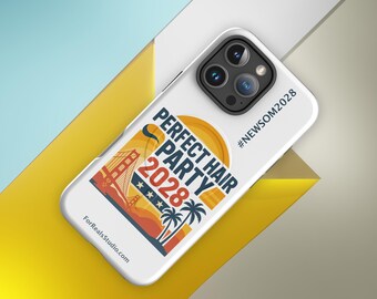 Perfect Hair Party 2028 iPhone Case | Political Parody MagSafe® Tough Case