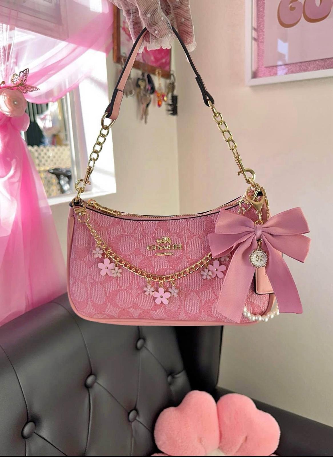 Buy Pink Coach Bag Online In India - Etsy India