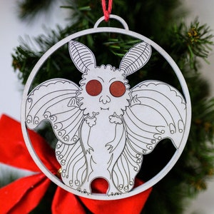 Original Art Mothman Ornament