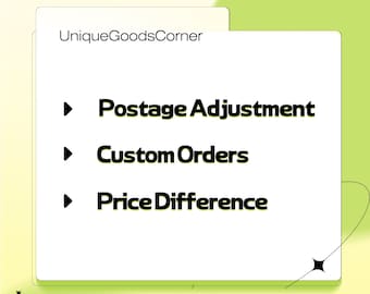 Custom Service & Shipping Supplement