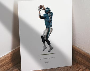 The Philly Special Poster, Philadelphia Eagles Football Wall Art,  Sports Print for Man Cave, Office, or Fan Gift